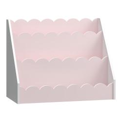 &Eacute;tag&egrave;re design intemporel salon chambre meuble de rangement pour enfant 48 x 61 x 30 cm rose blanc