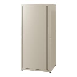 Armoire &eacute;tag&egrave;re meuble de rangement m&eacute;tallique acier 88 x 40 x 35 cm camel 03_0008903