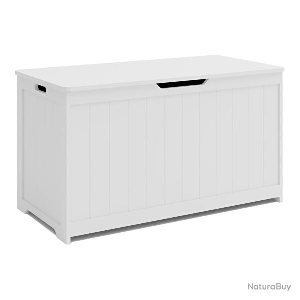 Coffre � jouets 80 x 40 x 45 cm blanc 03_0009285