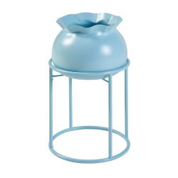 Porte-plantes style intemportel support 32 x 20 cm bleu clair 03_0010346