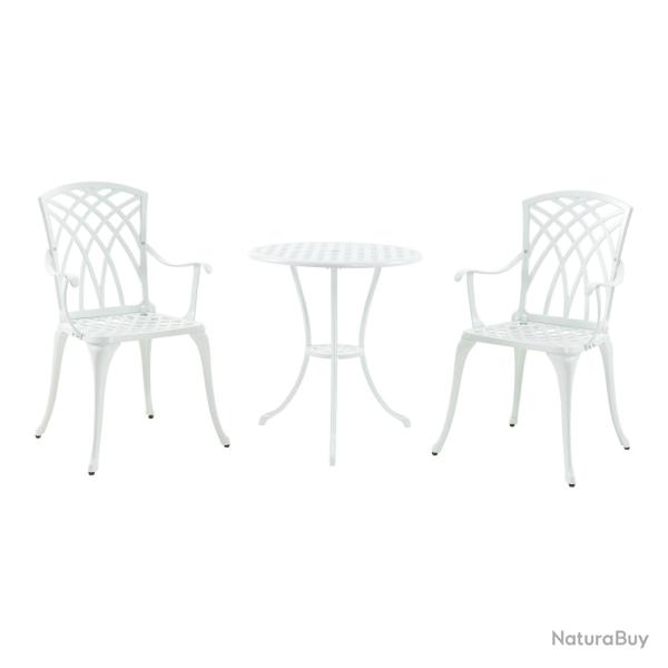 Set de bistrot de jardin blanc 03_0010681