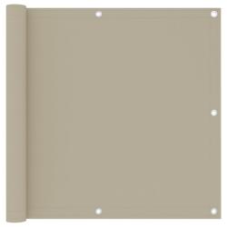 &Eacute;cran de balcon brise pare vue protection confidentialit&eacute; 90 x 500 cm tissu oxford beige 02_0010036