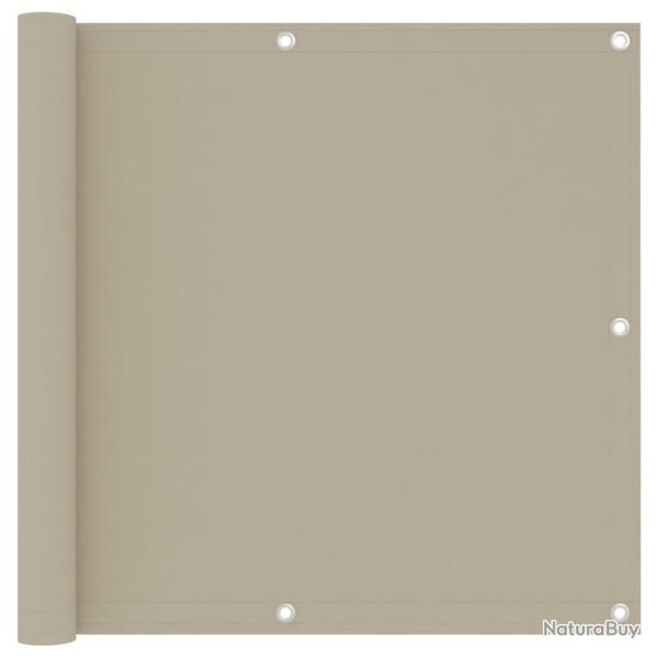 �cran de balcon brise pare vue protection confidentialit� 90 x 500 cm tissu oxford beige 02_0010036