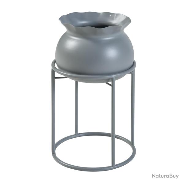 Porte-plantes style intemportel support 32 x 20 cm gris 03_0010347