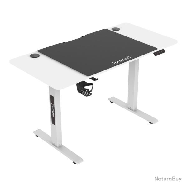 Bureau table poste de travail �lectrique � hauteur r�glable assis debout avec 4 roulettes 120 x 60