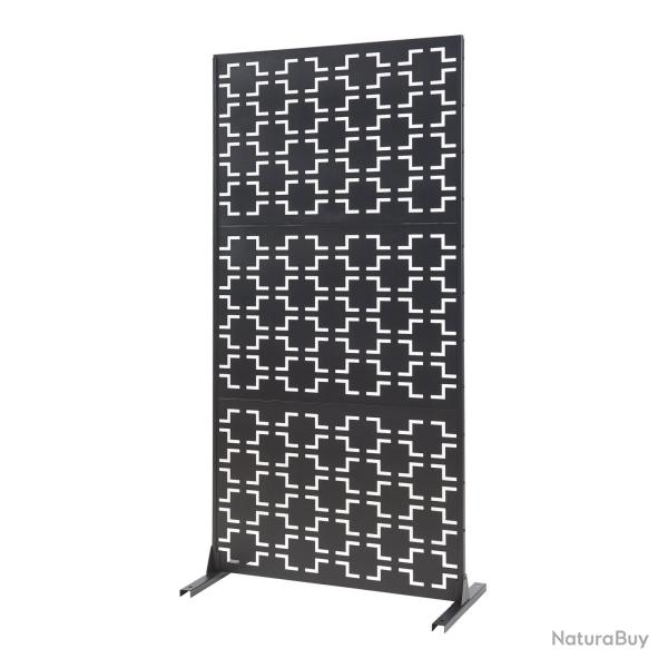 Cloison de s�paration acier 200 x 100 x 50 cm noir 03_0009267