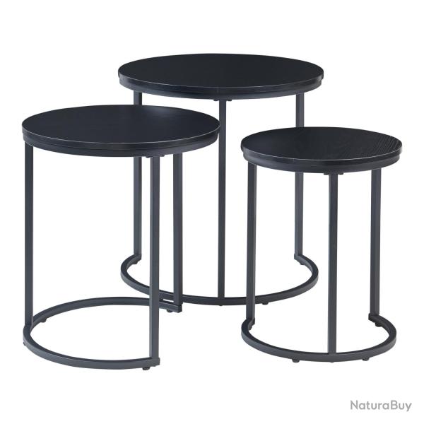 Lot de 3 tables basses gigognes noir 03_0009773