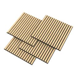 Lot de 8 panneaux acoustiques 2,88 m&sup2; effet ch&ecirc;ne clair 03_0009916