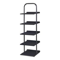 Range-chaussures acier laqu&eacute; 119 x 34 x 32 cm noir 03_0010497