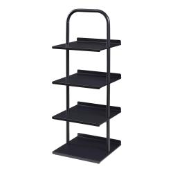 Range-chaussures acier laqu&eacute; 96 x 34 x 32 cm noir 03_0010506
