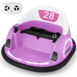 Auto-tamponneuse &eacute;lectrique 68 x 66 x 40 cm avec musique lumineuse et t&eacute;l&eacute;commande style moderne en