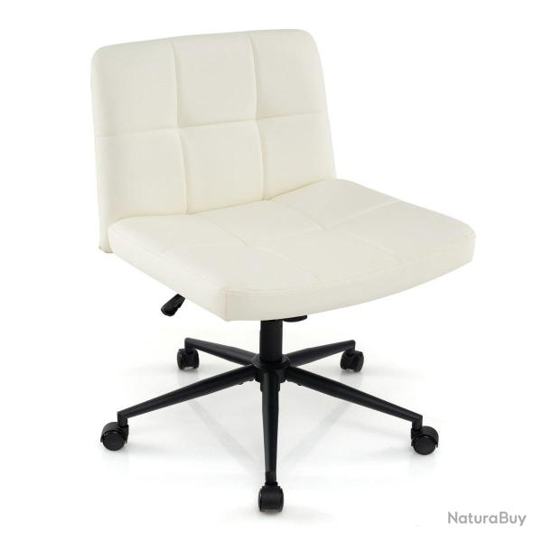 Chaise de bureau si�ge en forme de U 70 x 70 x 79-87 cm hauteur r�glable avec roulettes design mode