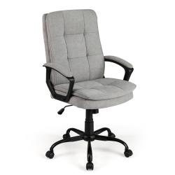 Chaise de bureau ergonomique r&eacute;glable en hauteur 50 x 45 x 104-114 cm assise confortable design mod