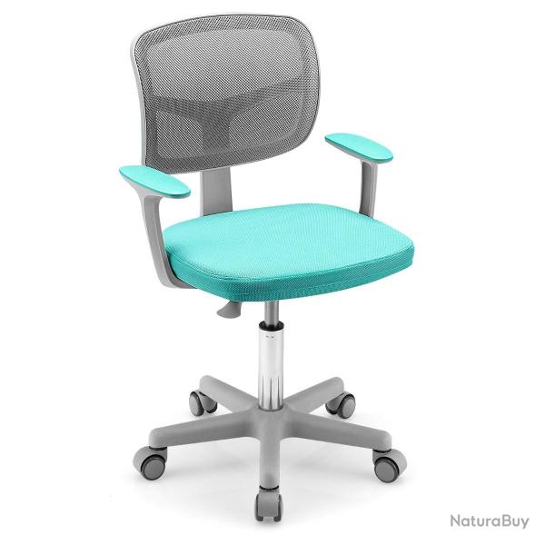 Chaise de bureau r�glable pour enfants 54 x 50 x 80-91,5 cm soutien lombaire confort ergonomique en