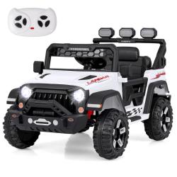 Voiture &eacute;lectrique 12V enfants mode t&eacute;l&eacute;commande 105 x 67 x 70 cm contr&ocirc;le facile 3 vitesses ambian