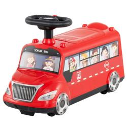 Voiture &agrave; pousser pour enfants 55 x 23 x 36 cm volant interactif rangement spacieux design vibrant