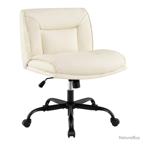 Chaise de bureau tournante r�glable 72 x 72 x 82-90 cm confort optimal design moderne en cuir artif