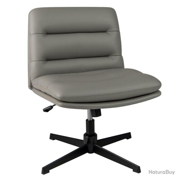 Fauteuil de bureau sans accoudoirs 72 x 72 x 78-88 cm si�ge large r�glable et pivotant style modern