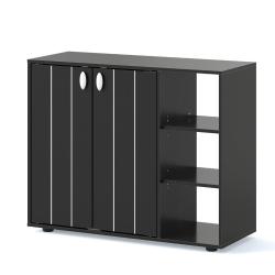 Meuble &agrave; chaussures lot de 1 80 x 31 x 64,5 cm espace de rangement personnalisable minimaliste desi