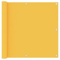 &Eacute;cran de balcon brise pare vue protection confidentialit&eacute; 90 x 400 cm tissu oxford jaune 02_0010202