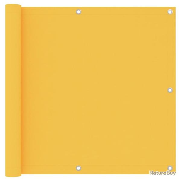 �cran de balcon brise pare vue protection confidentialit� 90 x 400 cm tissu oxford jaune 02_0010202