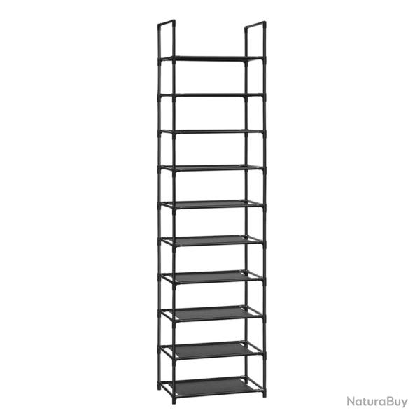 �tag�re chaussure � 5 niveaux range-chaussure porte-chaussure 28 x 45 x 89 cm meuble de rangement c