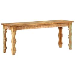 Banc banquette 110 x 35 x 45 cm bois de r&eacute;cup&eacute;ration massif 02_0011014