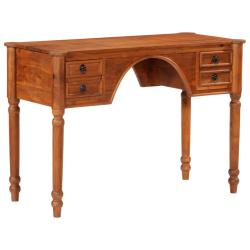 Bureau table poste de travail meuble d'ordinateur informatique &eacute;tude avec tiroirs 110 x 50 x 76 cm