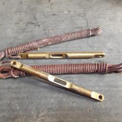 Lot de 2 lavoirs &agrave; ficelle de nettoyage Arm&eacute;e Fran&ccedil;aise-Lebel ,Berthier,Mas ,ect..14/18..39/40..