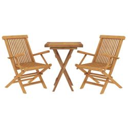Ensemble de salle &agrave; manger de jardin meuble ext&eacute;rieur 3 pi&egrave;ces bois de teck massif 02_0013603