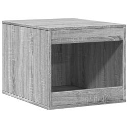 Meuble de bac &agrave; liti&egrave;re pour chat sonoma bois d'ing&eacute;nierie gris 02_0043336