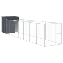 Niche pour chien avec cour 165 x 863 x 181 cm anthracite 02_0043475