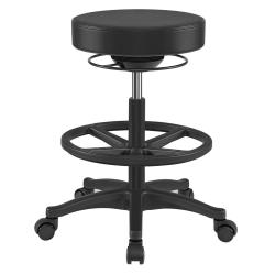 Tabouret de travail si&egrave;ge haut tabouret dynastique ergonomique tabouret de bureau assis-debout pivo