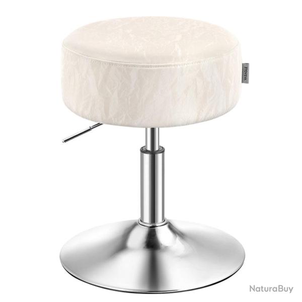 Tabouret de maquillage r�glable en hauteur pivotant � 360 degr�s en PU coussin �pais tabouret de co