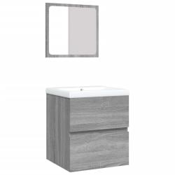Armoire lavabo de salle de bain et bassin et miroir gris sonoma 02_0006645
