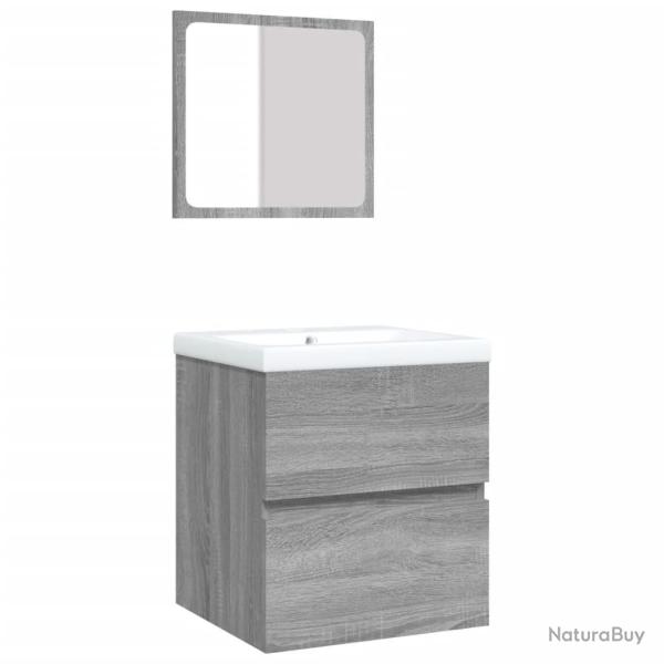 Armoire lavabo de salle de bain et bassin et miroir gris sonoma 02_0006645