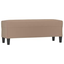 Banc banquette cappuccino 100 x 35 x 41 cm synth&eacute;tique 02_0010480