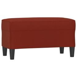 Banc banquette rouge bordeau x 70 x 35 x 41 cm synth&eacute;tique 02_0010556