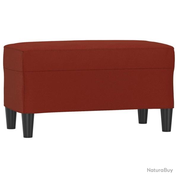 Banc banquette rouge bordeau x 70 x 35 x 41 cm synth�tique 02_0010556