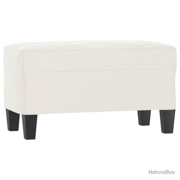 Banc banquette beige 70 x 35 x 41 cm tissu microfibre 02_0010688