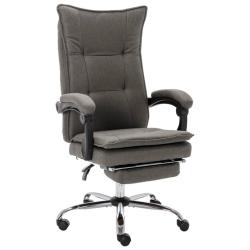 Chaise fauteuil si&egrave;ge de bureau informatique &eacute;tude tissu gris 02_0024028