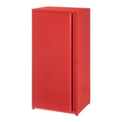 Armoire &eacute;tag&egrave;re 88 x 40 x 35 cm meuble de rangement m&eacute;tallique acier rouge 03_0008908
