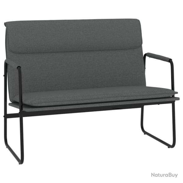 Banc banquette 100 x 64 x 80 cm tissu gris fonc� 02_0010566