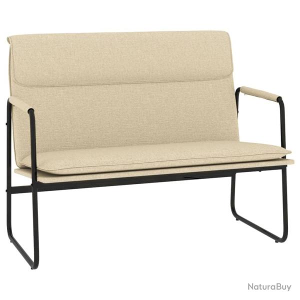 Banc banquette 100 x 64 x 80 cm tissu cr�me 02_0010632