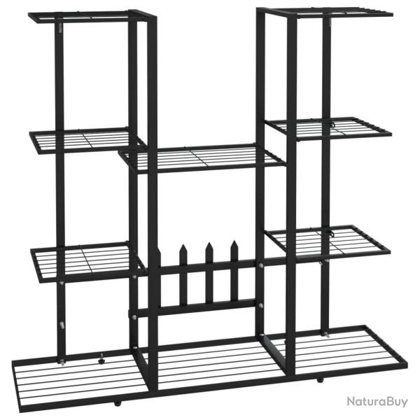 Support � plantes meuble fleurs 94,5 x 25 x 89 cm Fer noir 02_0045248