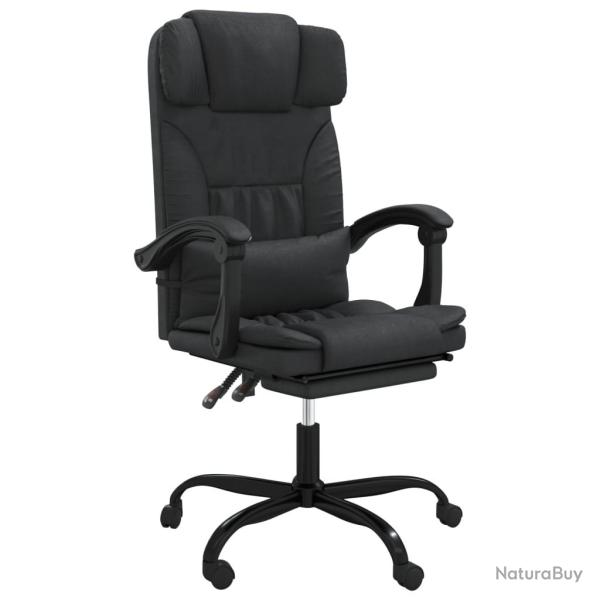 Chaise fauteuil si�ge pivotante de inclinable de bureau informatique �tude similicuir noir 02_00242