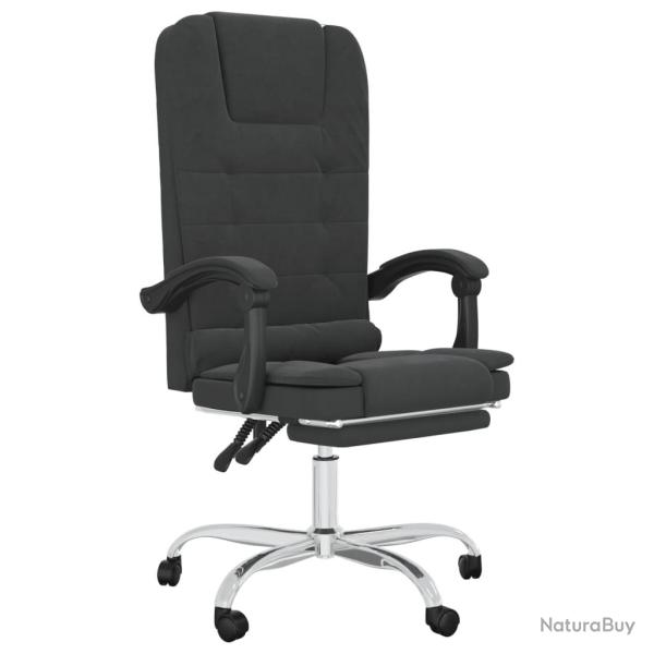 Fauteuil de massage inclinable de bureau informatique �tude similicuir noir 02_0025413