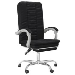 Chaise fauteuil si&egrave;ge pivotante de inclinable de bureau informatique &eacute;tude similicuir noir 02_00242