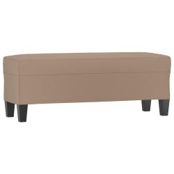 Banc banquette 100 x 35 x 41 cm synth&eacute;tique beige 02_0010562