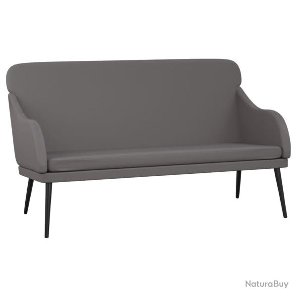Banc banquette 110 x 76 x 80 cm synth�tique gris 02_0010499
